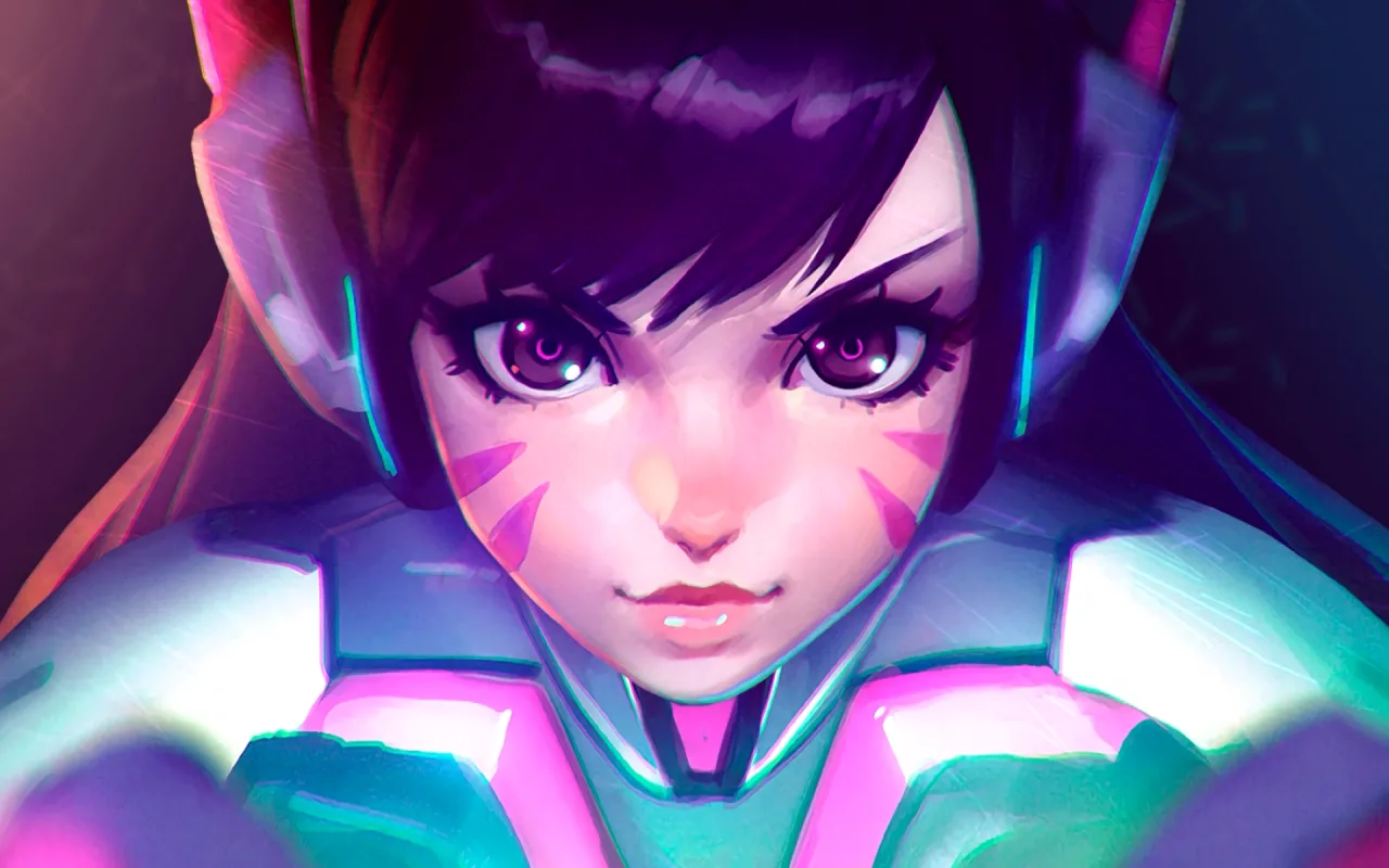 Overwatch D.Va live wallpaper preview