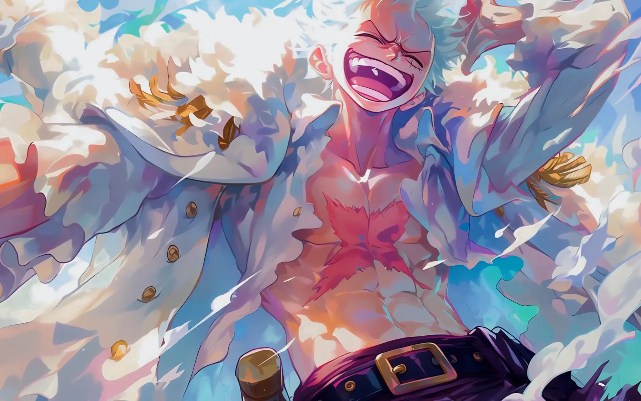 Luffy White Flame live wallpaper preview