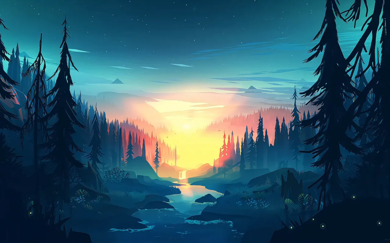 Calm River live wallpaper preview
