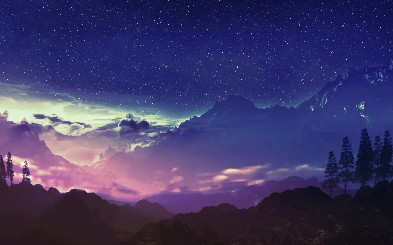 Mountain Sky live wallpaper preview