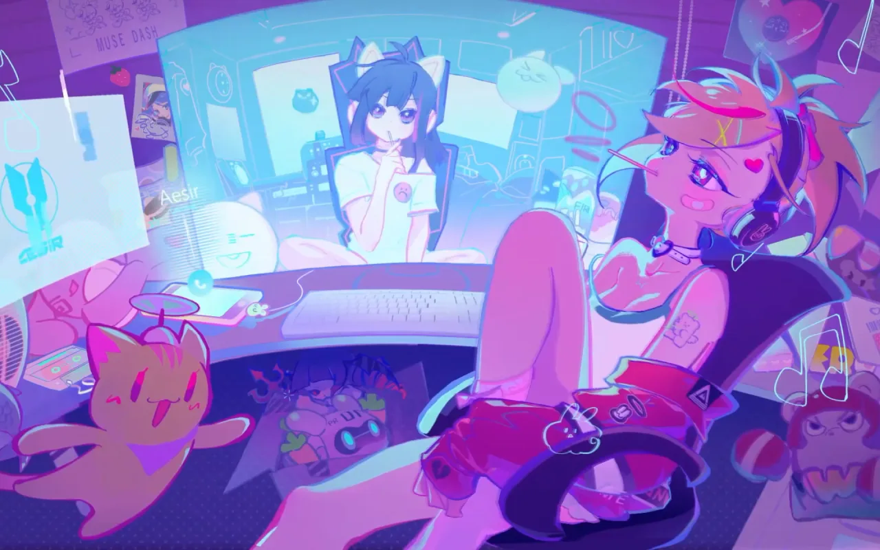 Mytus Musedash Girl live wallpaper preview