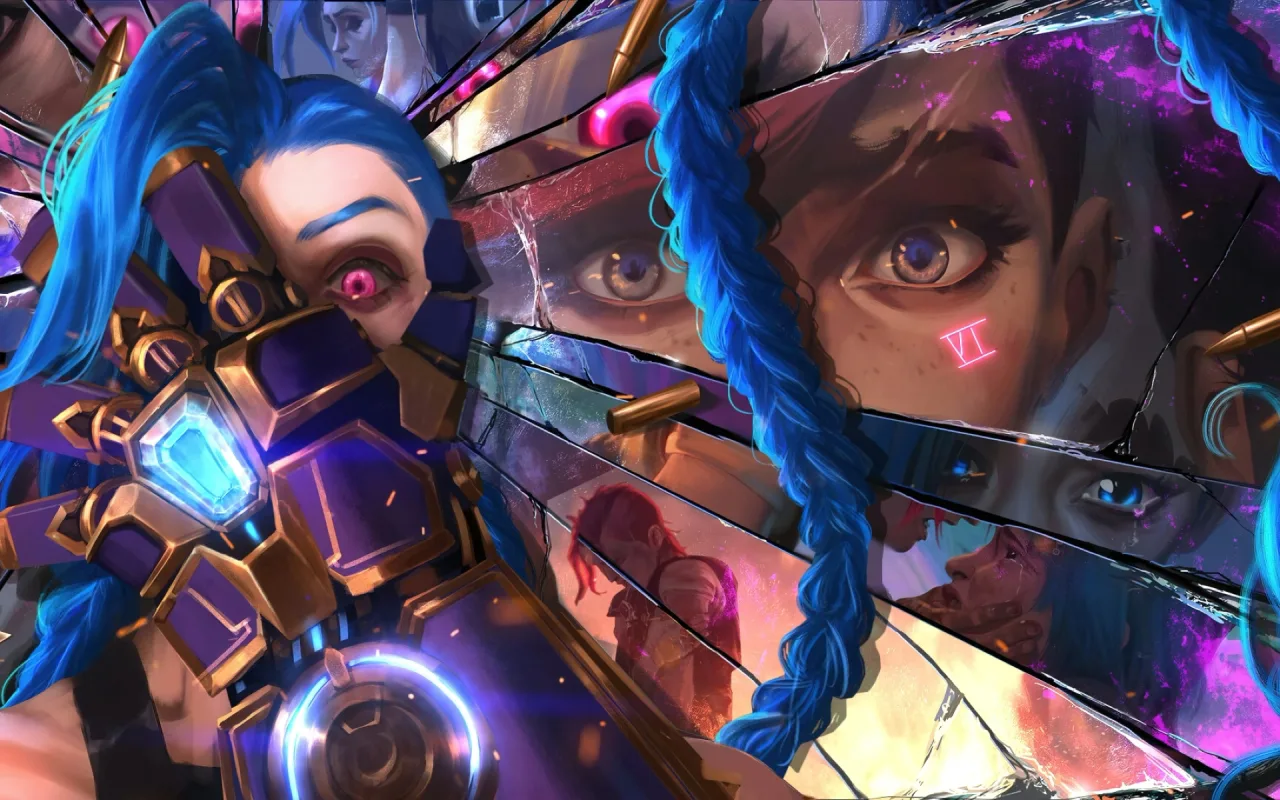 Jinx And Vi live wallpaper preview