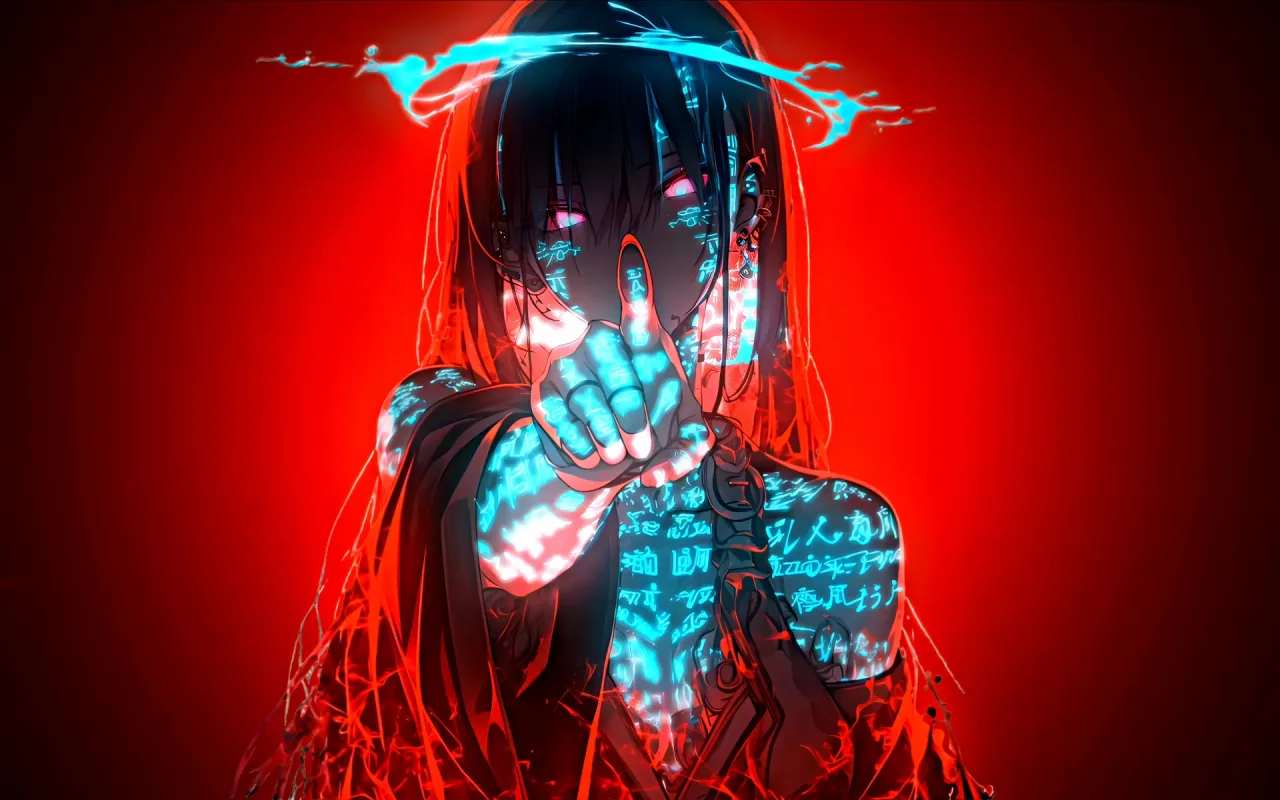 Red Girl live wallpaper preview