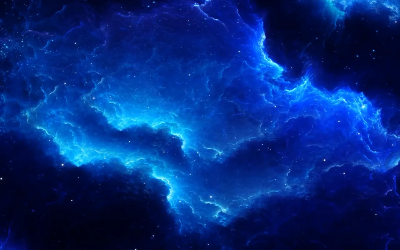 Blue Galaxy live wallpaper preview