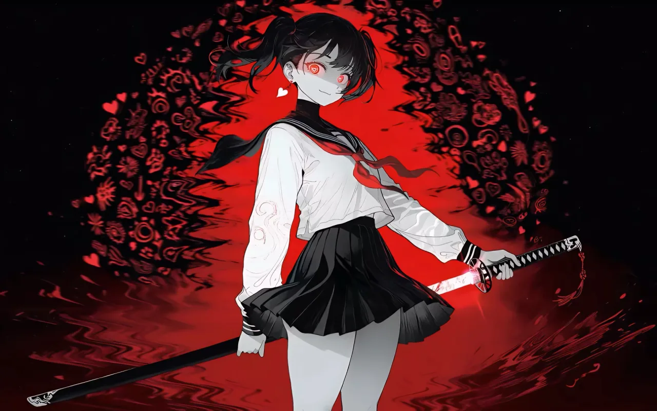 red blade live wallpaper preview