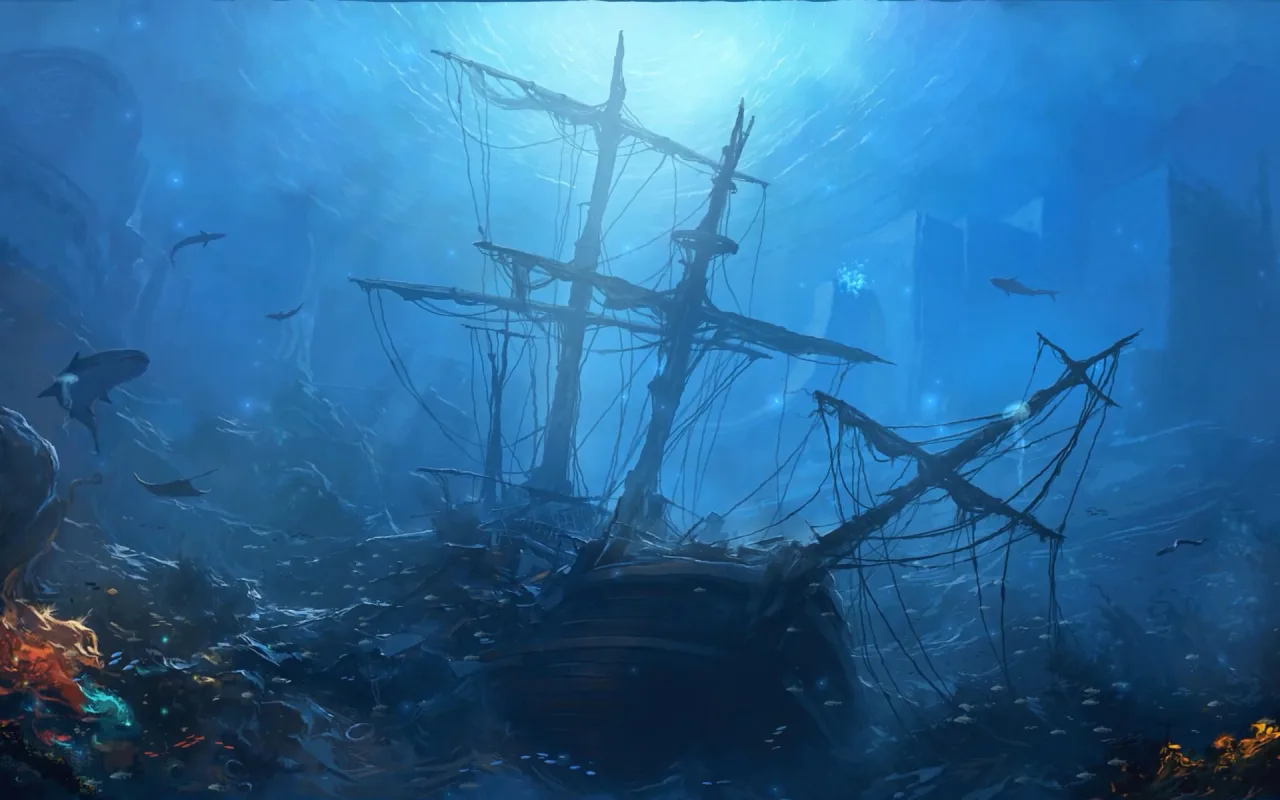Shipwreck live wallpaper preview
