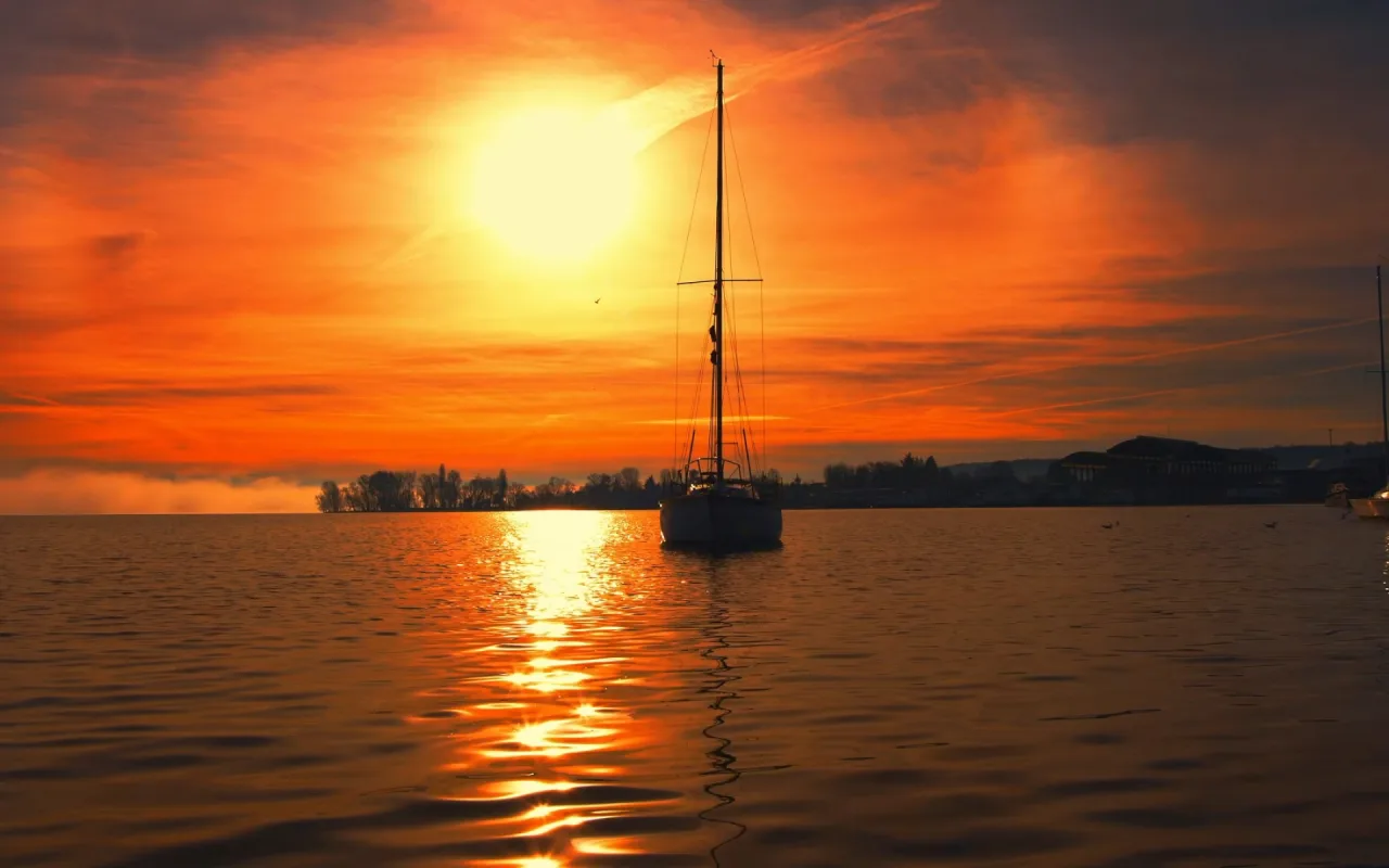 Lake Sunset live wallpaper preview