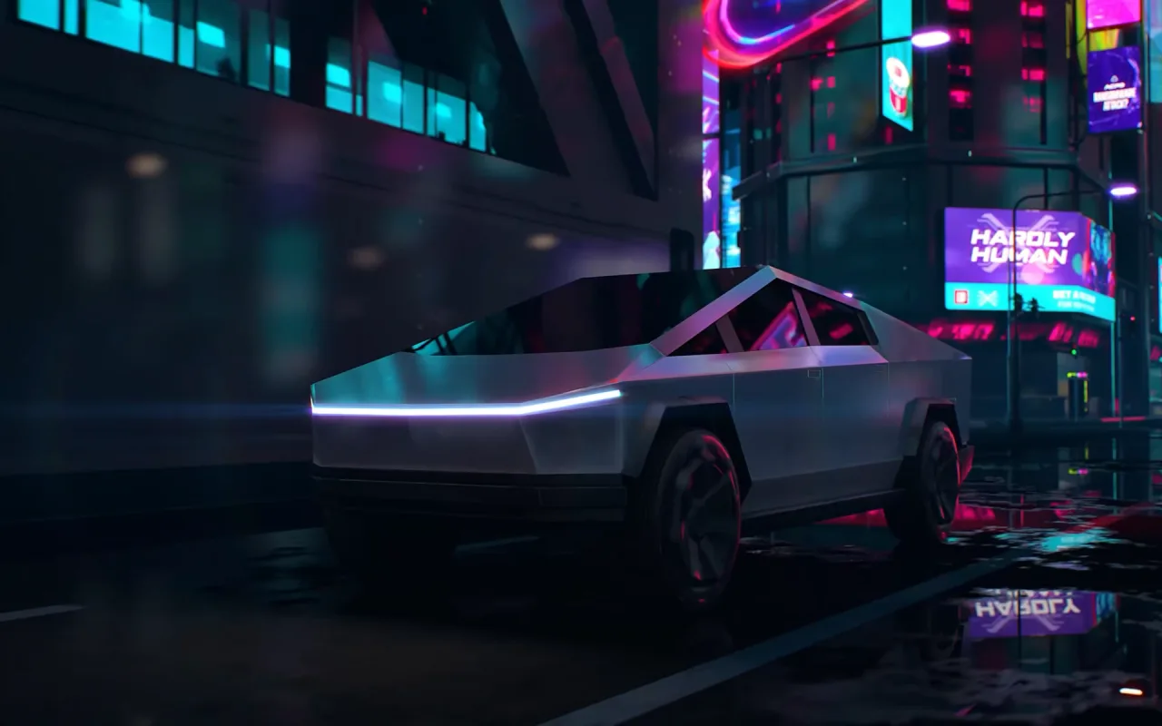 Cybertruck live wallpaper preview
