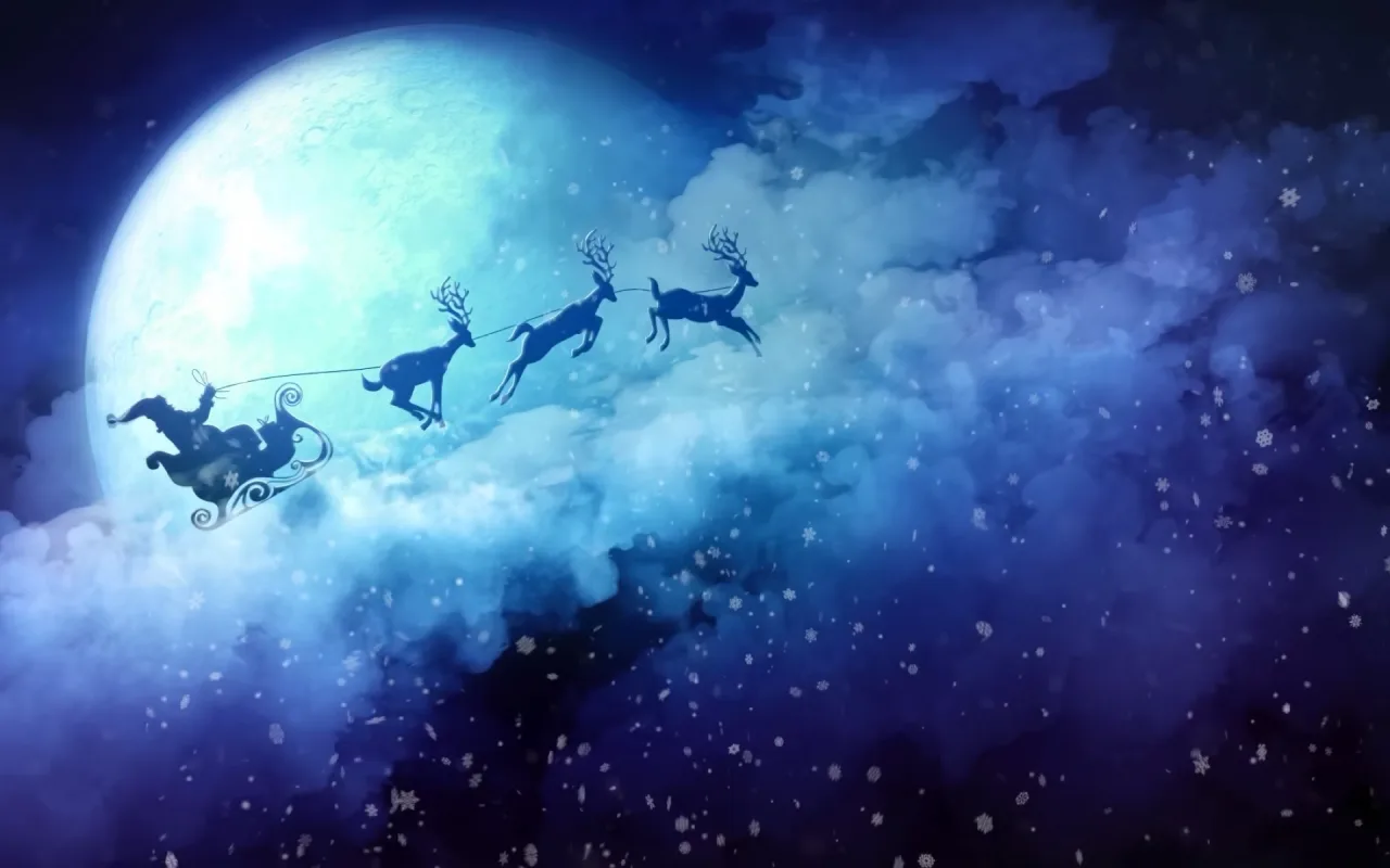 Christmas Sky live wallpaper preview