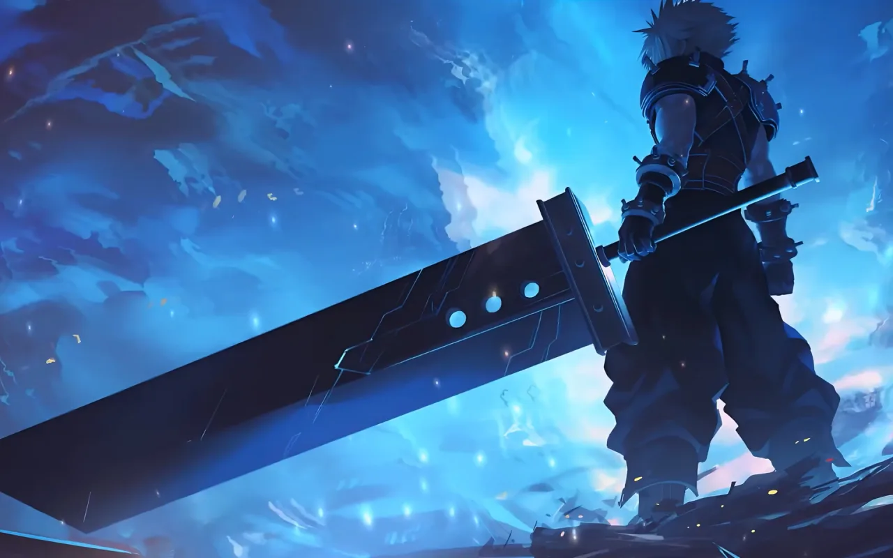 Cloud Strife live wallpaper preview