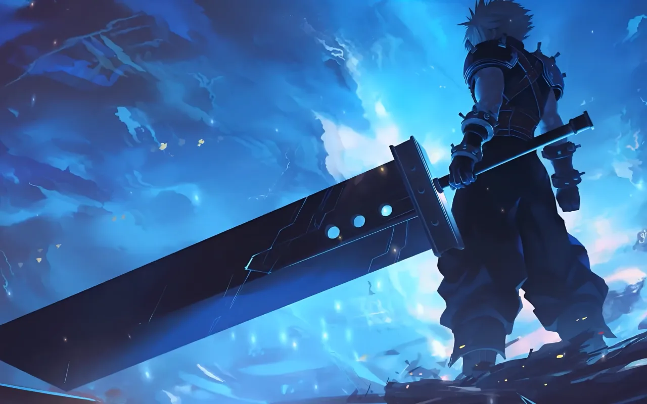 Cloud Strife live wallpaper preview