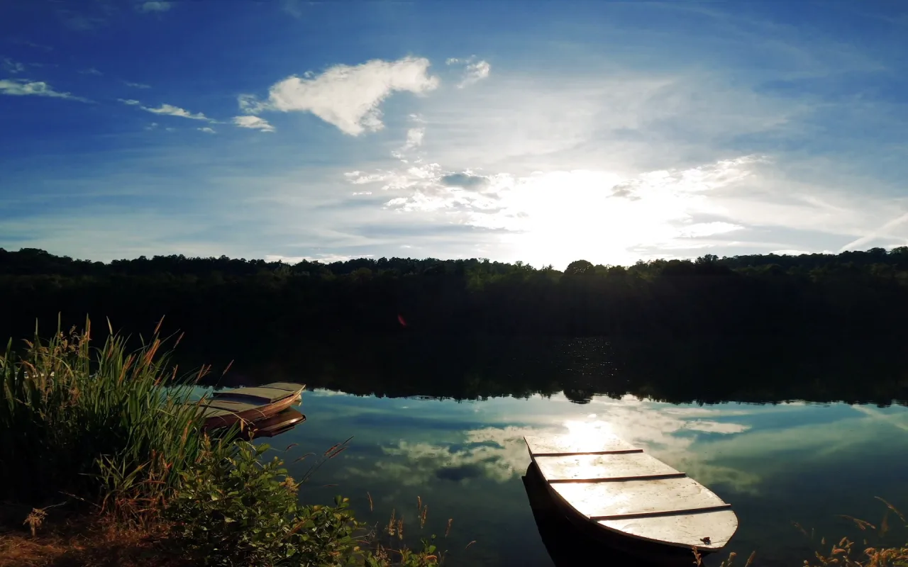 Calm River Sunset live wallpaper preview