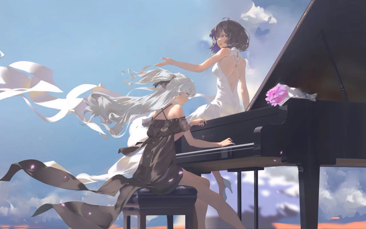 Bronya & Seele live wallpaper preview
