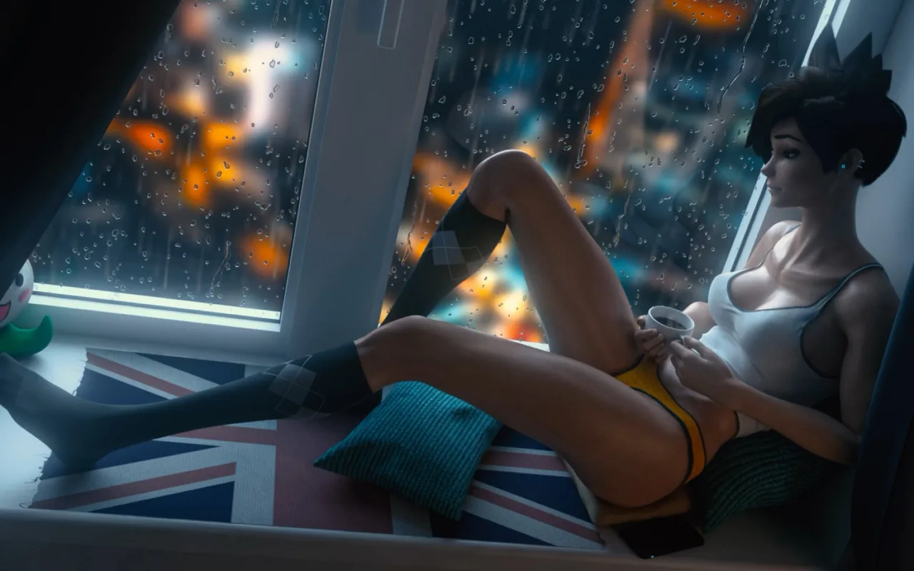 Tracer Rain live wallpaper preview