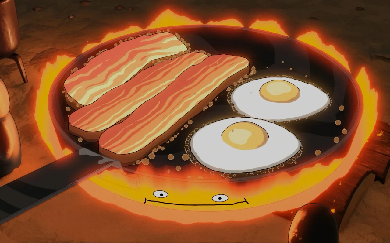Calcifer Breakfast live wallpaper preview