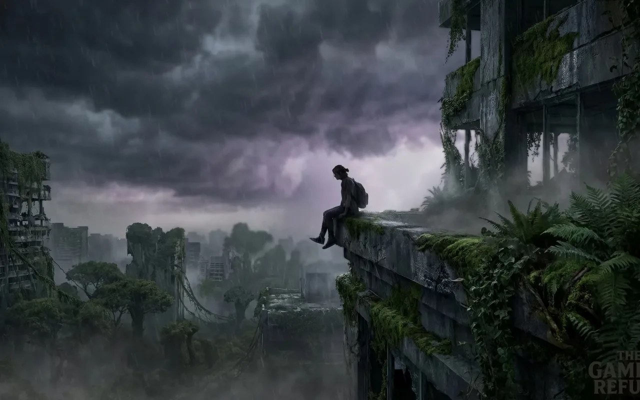 The Last Of Us Rain Storm live wallpaper preview