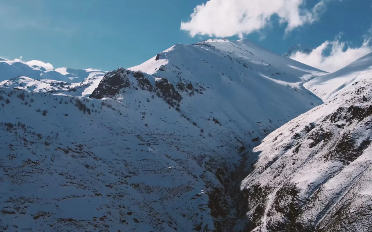 Winter Mountain Range live wallpaper preview