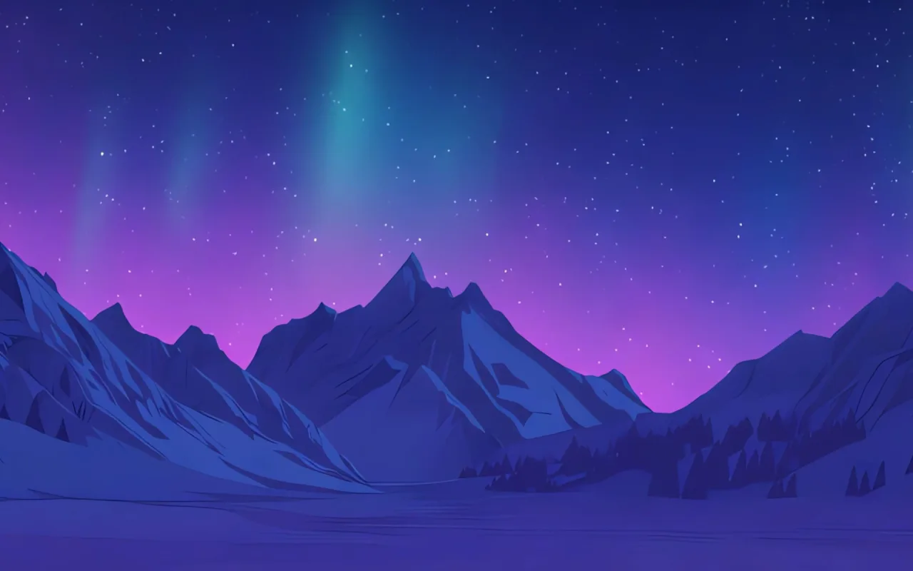 Northern Lights live wallpaper preview
