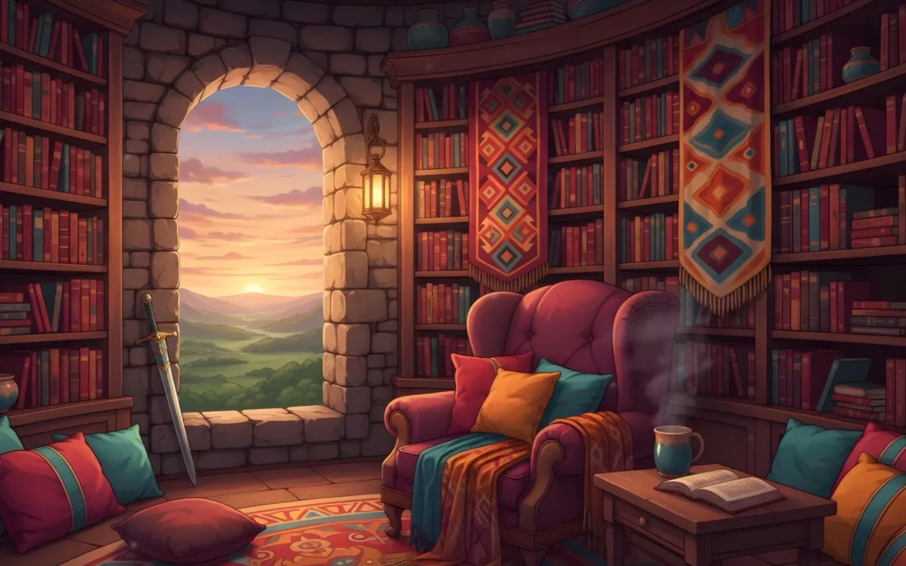 Evening at the Watchtower live wallpaper preview