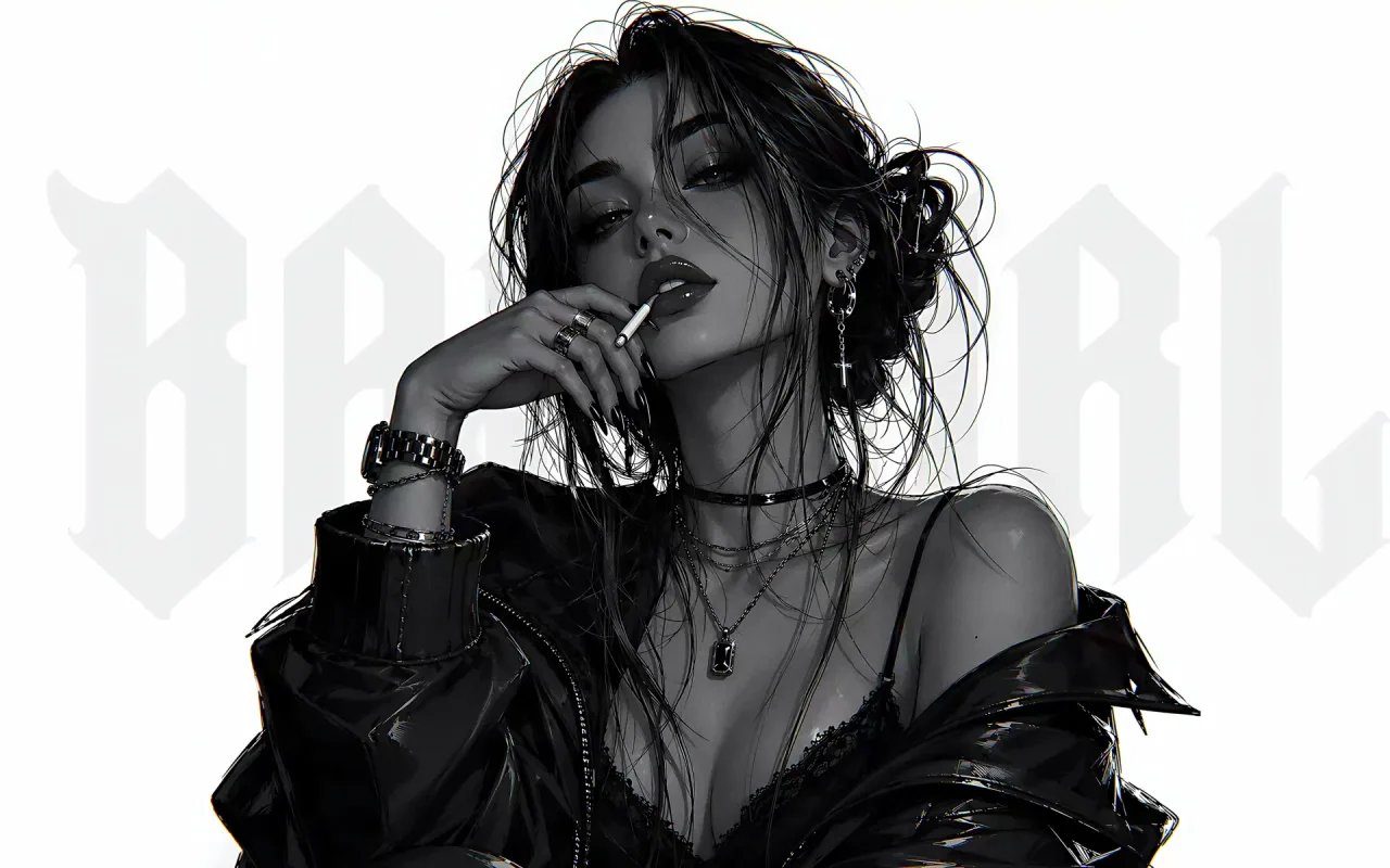 Bad Girl live wallpaper preview