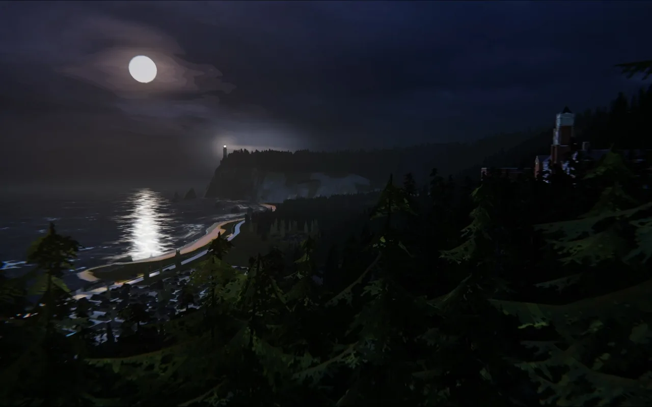 Life is Strange Arcadia Bay Night live wallpaper preview