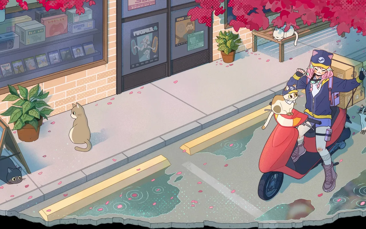 Steam – Meow Mail live wallpaper preview