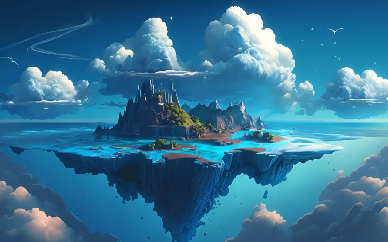Sky Island live wallpaper preview
