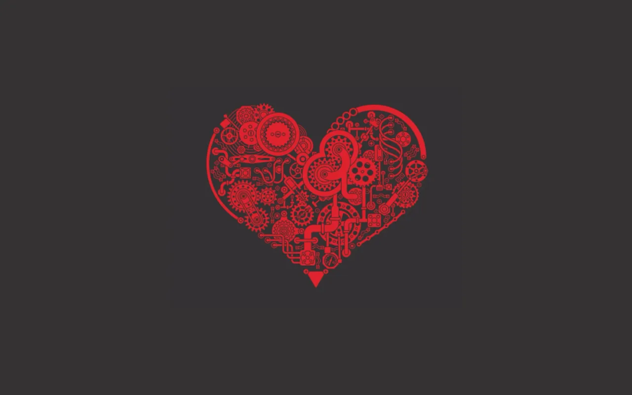 Geared Heart live wallpaper preview