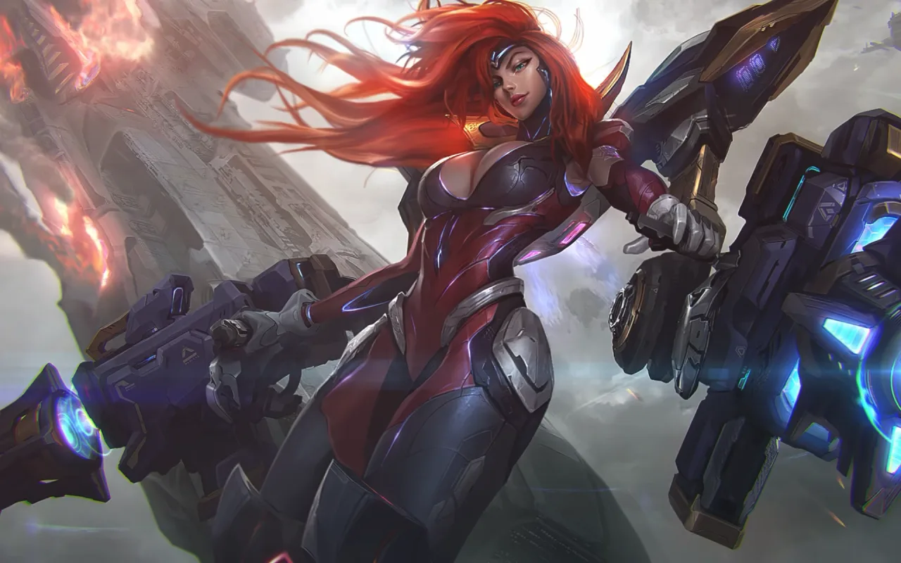 Gun Goddess Miss Fortune live wallpaper preview