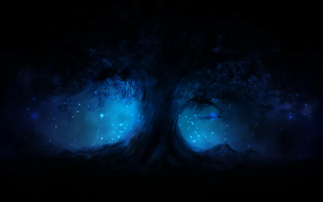 Dark Tree live wallpaper preview