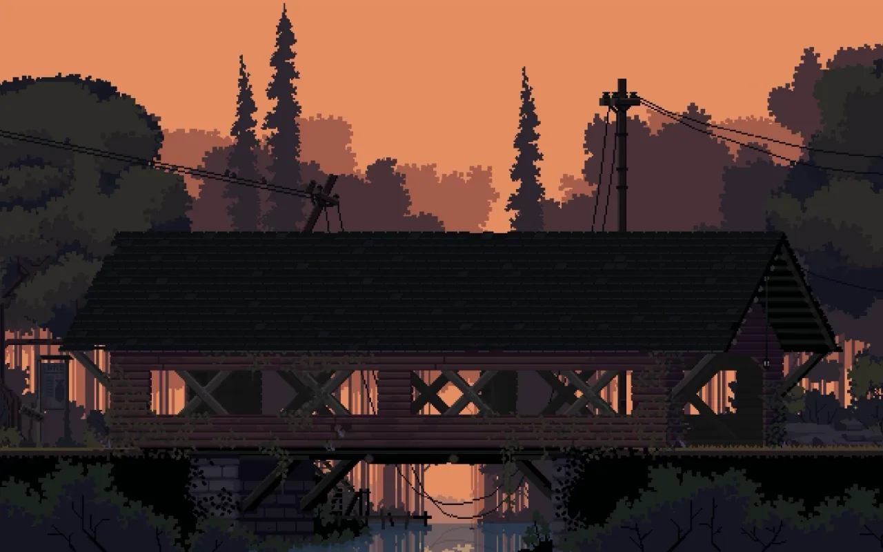 Log House live wallpaper preview