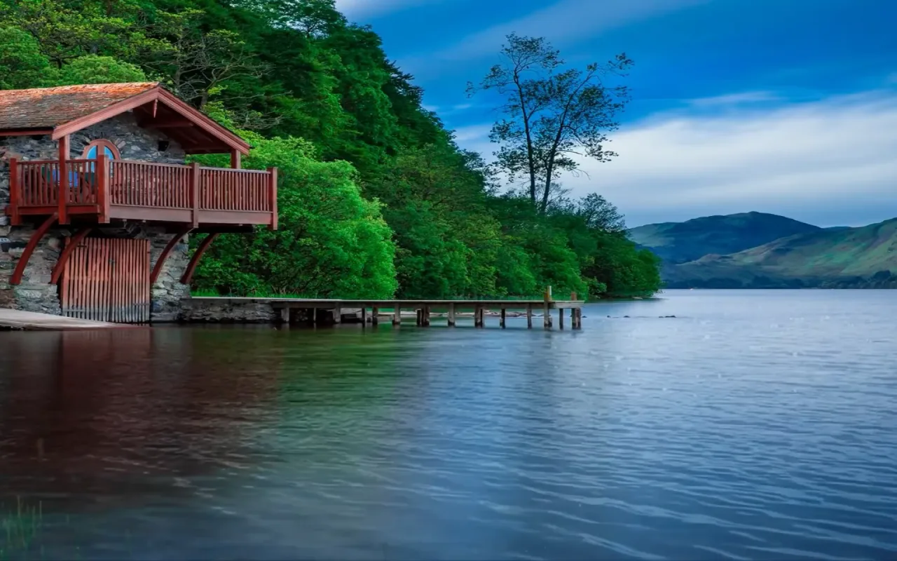 Cabin Lake live wallpaper preview