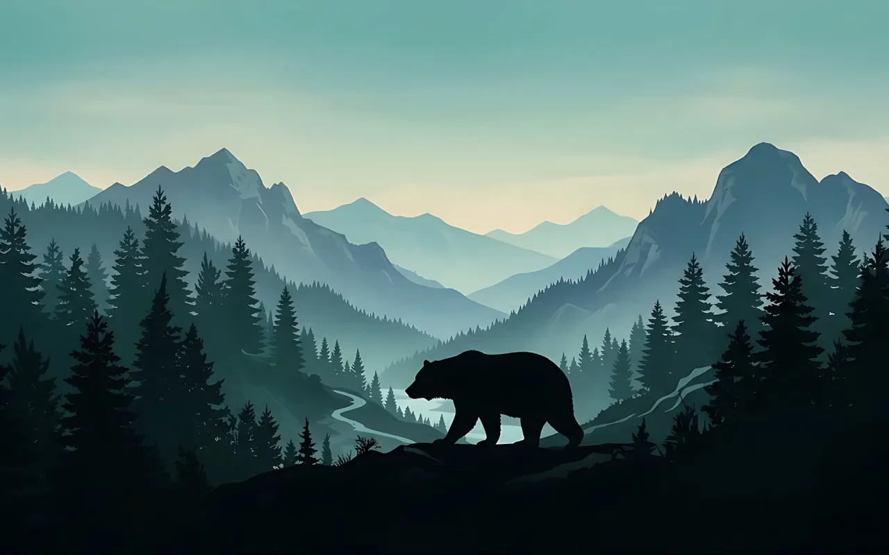 Bear Mountains live wallpaper preview