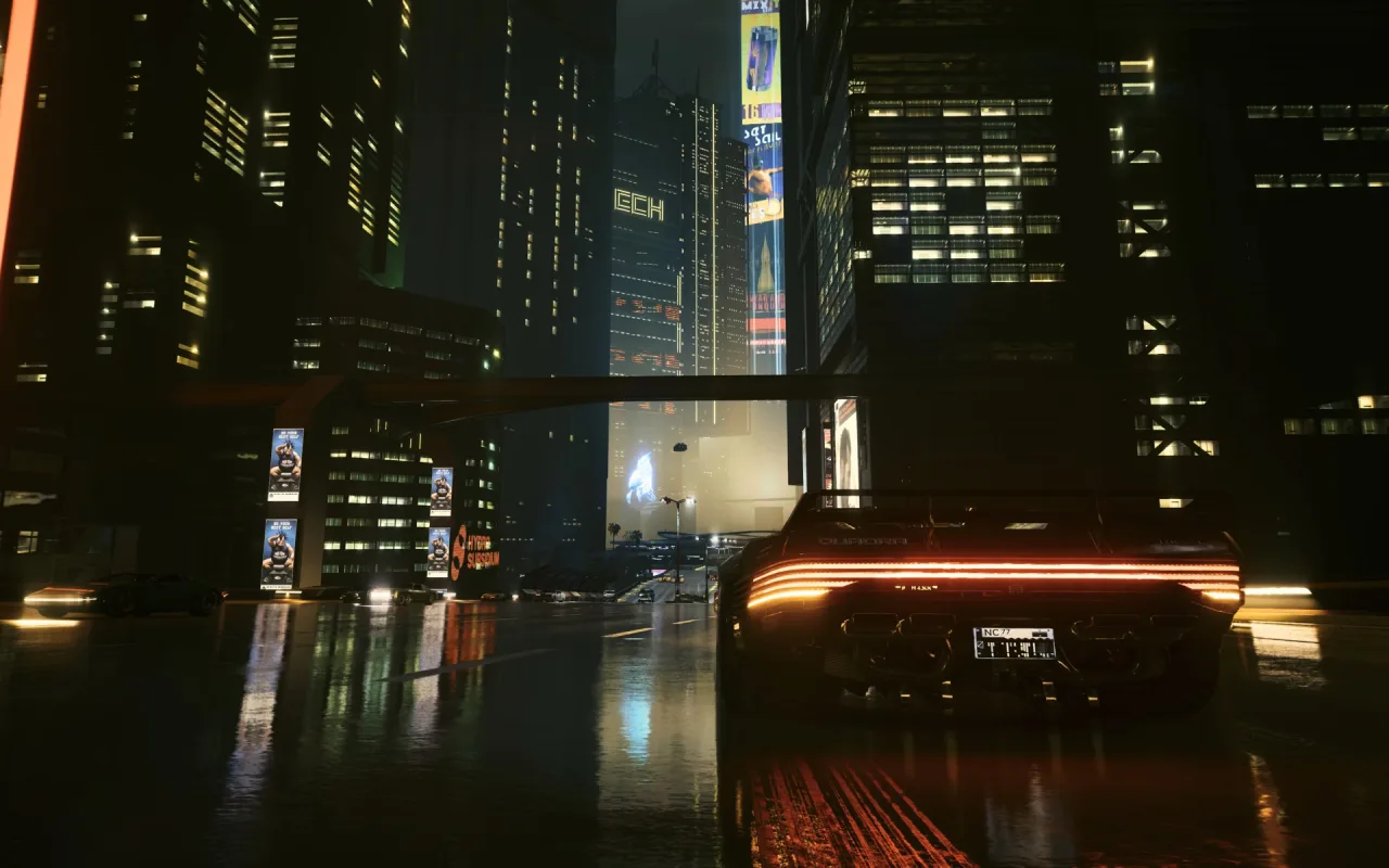Cyberpunk Quadra live wallpaper preview