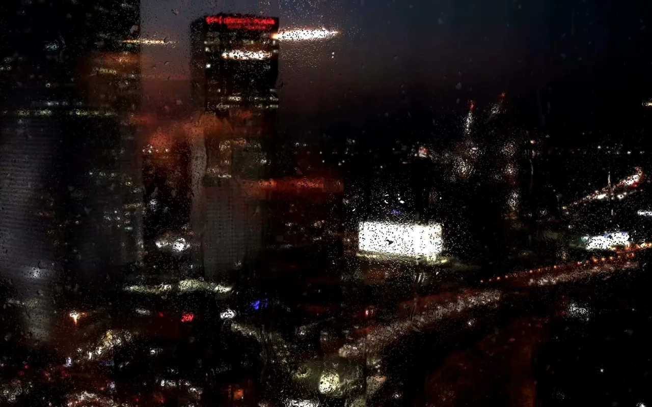 Rainy City live wallpaper preview