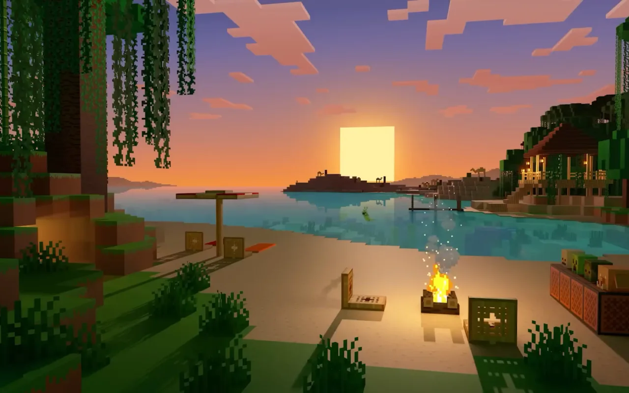 minecraft loop live wallpaper preview