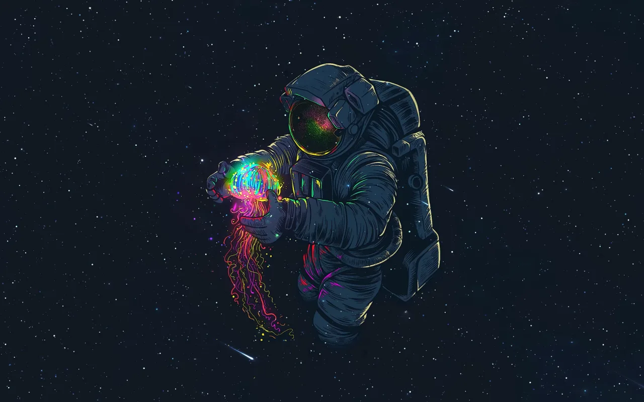 Astronaut In Space live wallpaper preview
