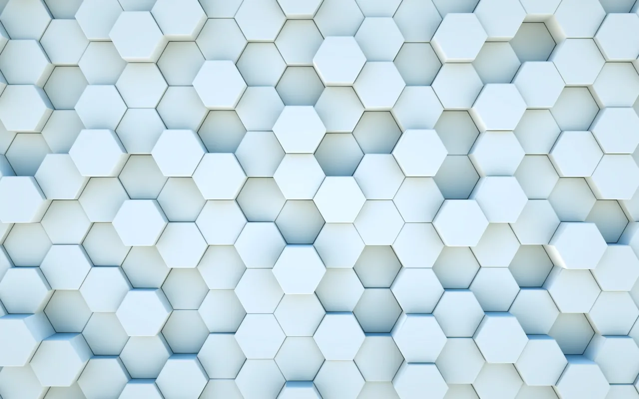 White Hexagons live wallpaper preview