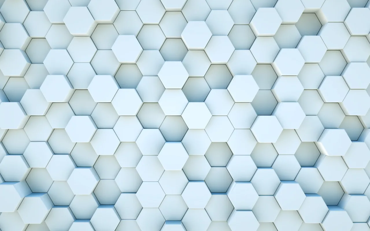 White Hexagons live wallpaper preview