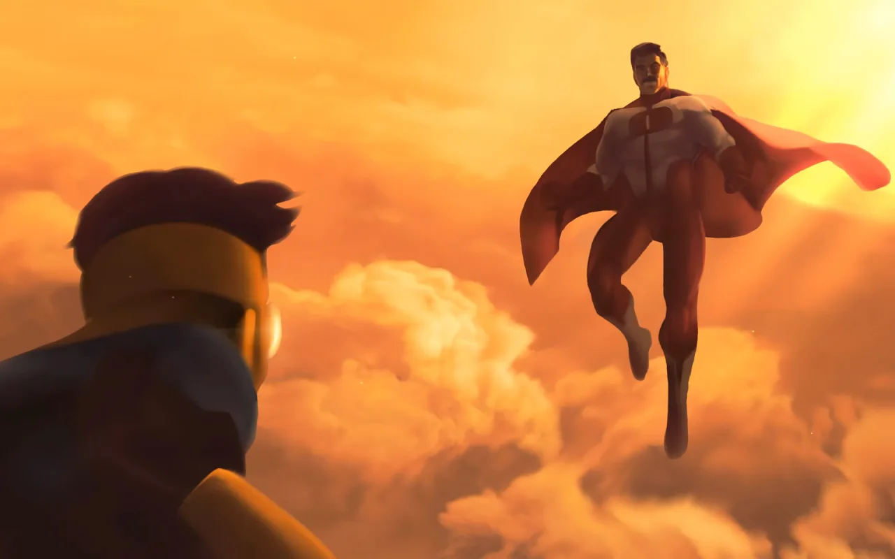 Invincible And Omni-Man live wallpaper preview