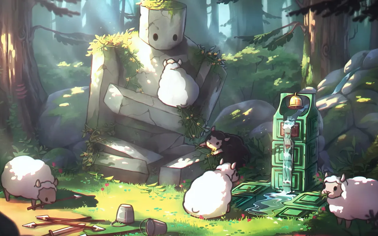 Minecraft Forest Guardian live wallpaper preview