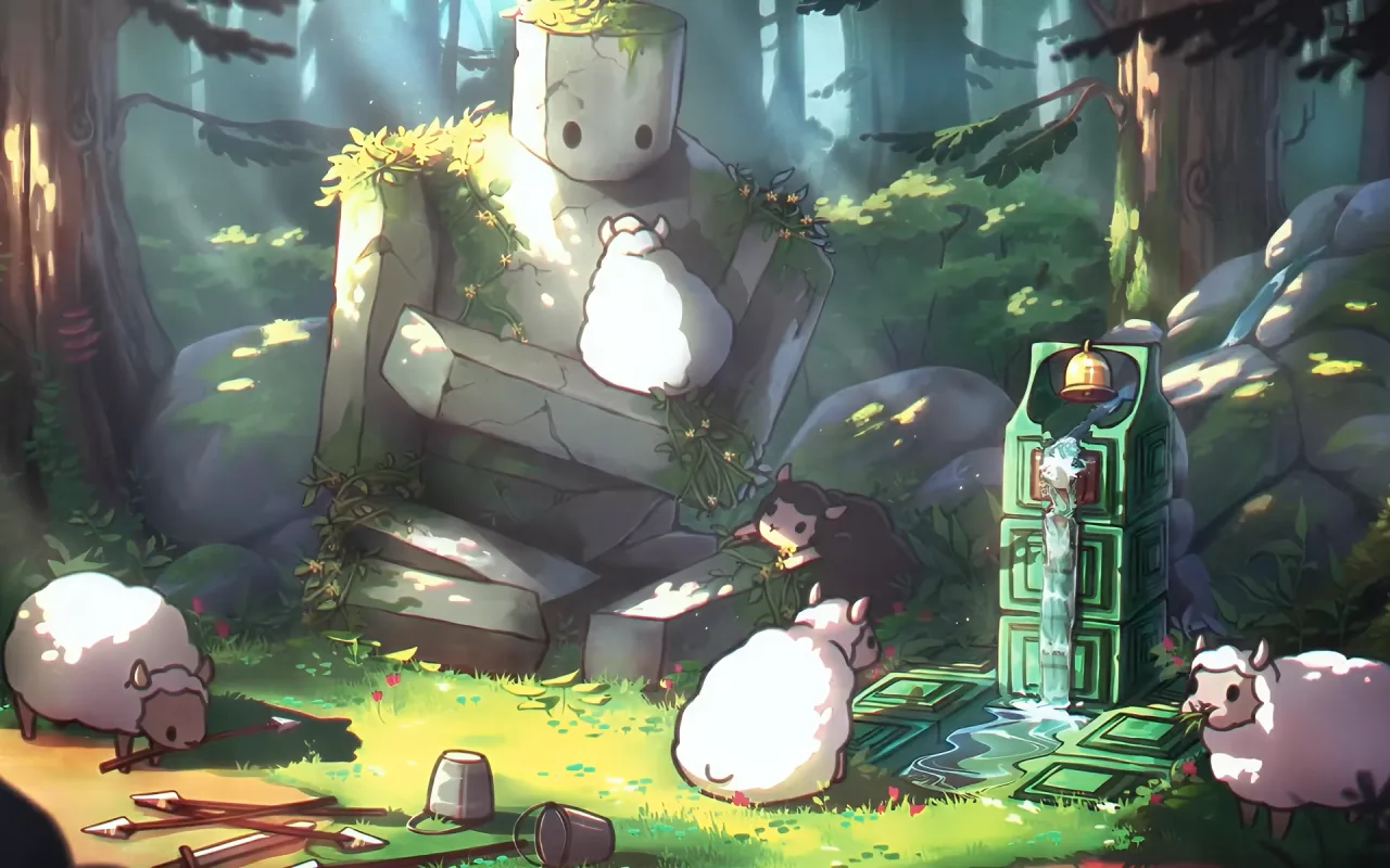 Minecraft Forest Guardian live wallpaper preview