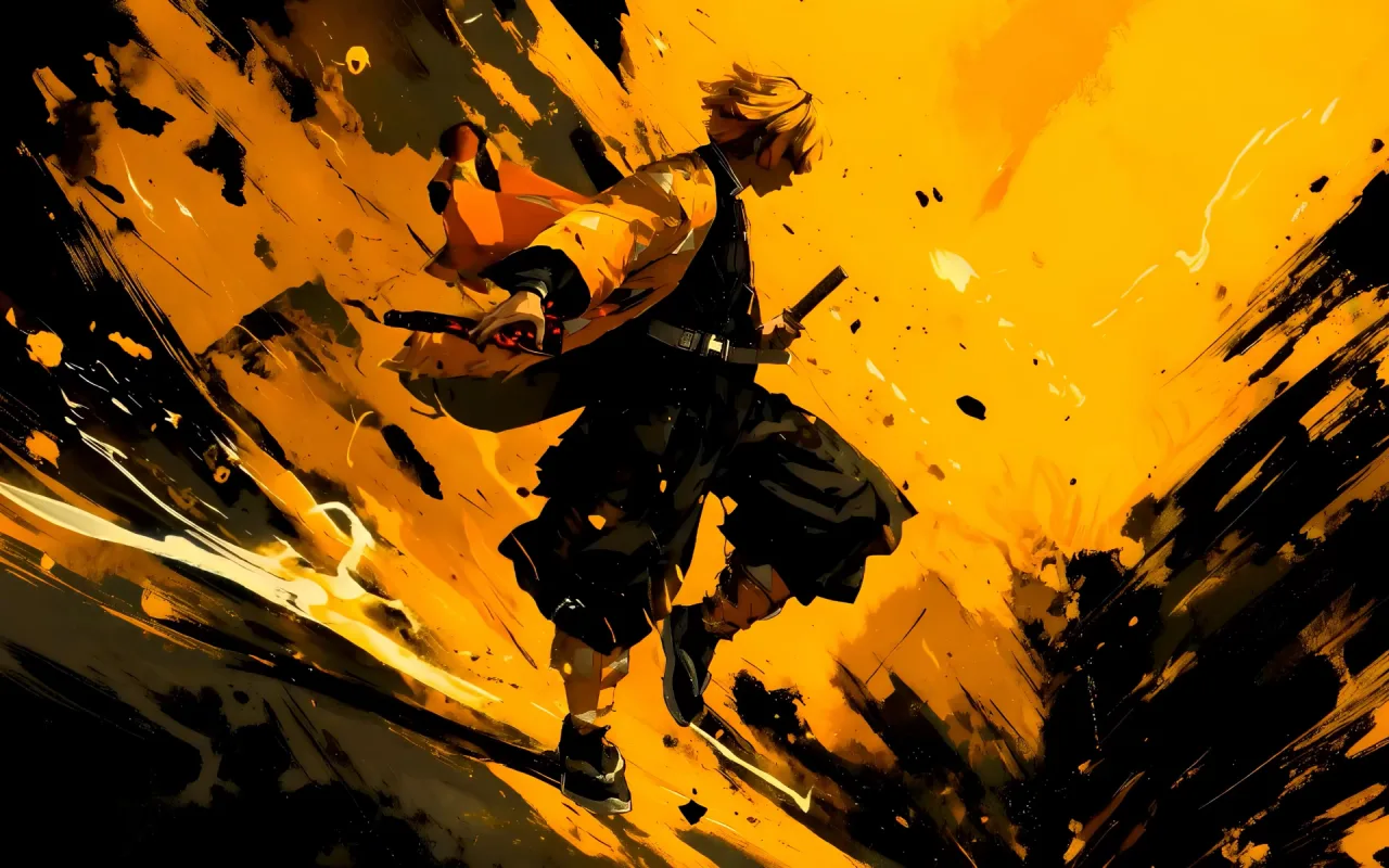 Zenitsu live wallpaper preview