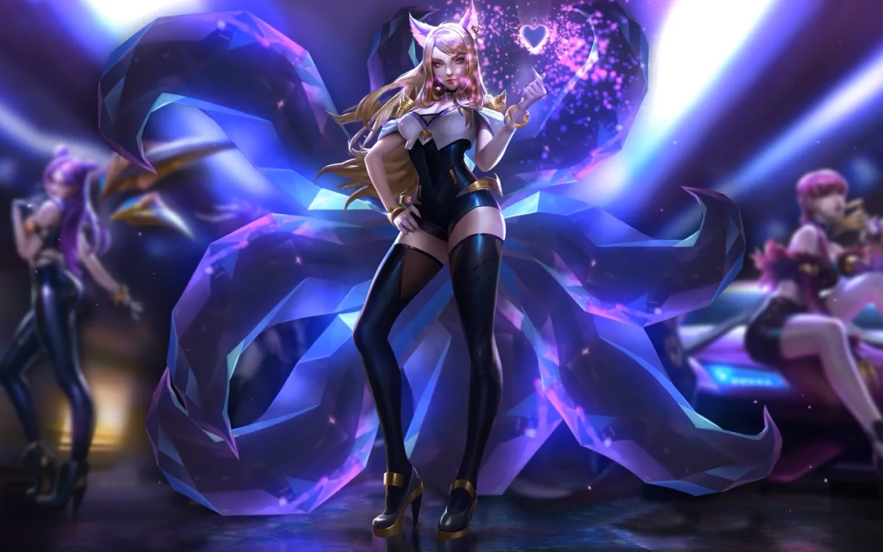 K/DA Ahri live wallpaper preview