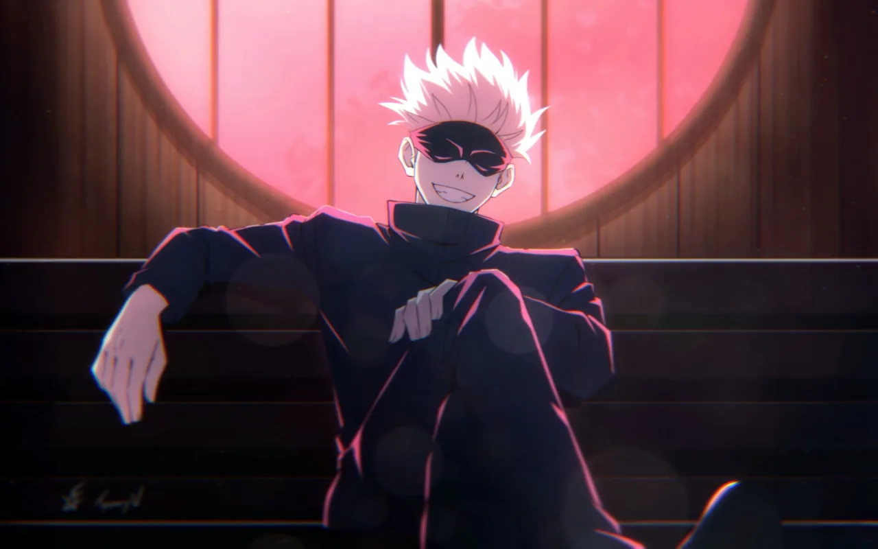Satoru Gojo Chilling live wallpaper preview