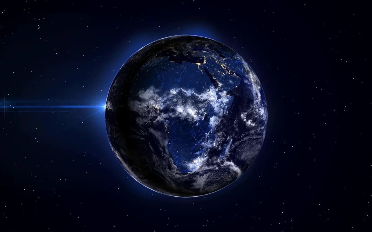 Night Earth live wallpaper preview