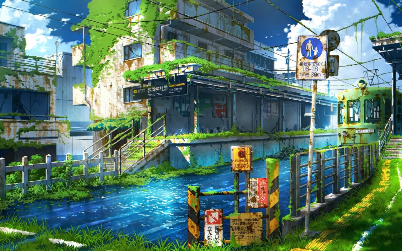 Abandoned Train Station live wallpaper preview