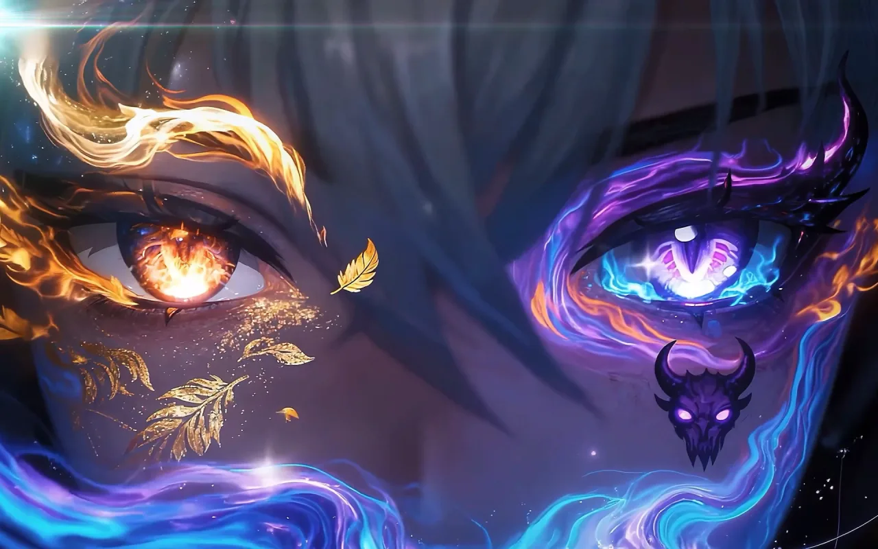 Galbrena Flame Eyes live wallpaper preview