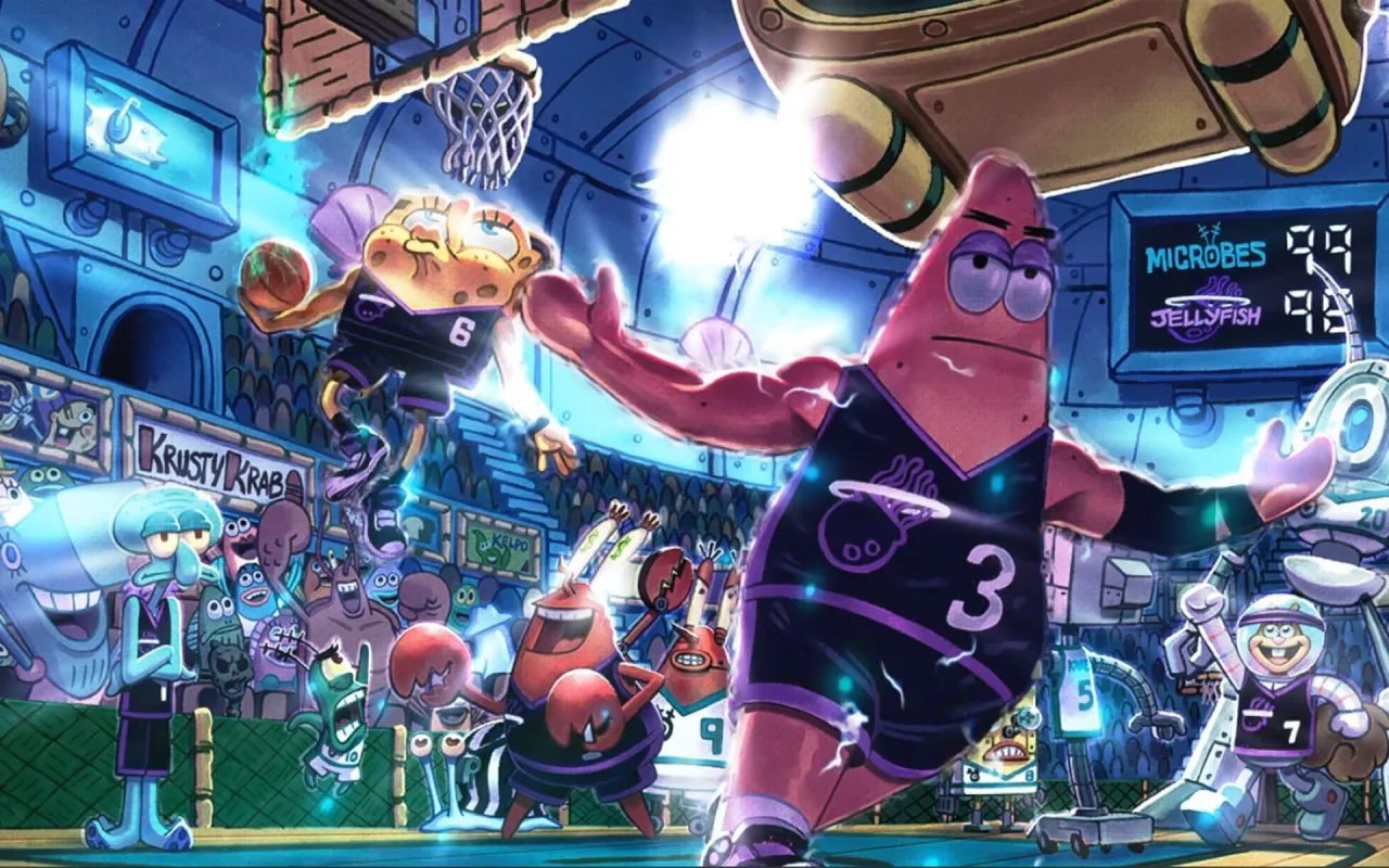 Spongebob Space Jam live wallpaper preview
