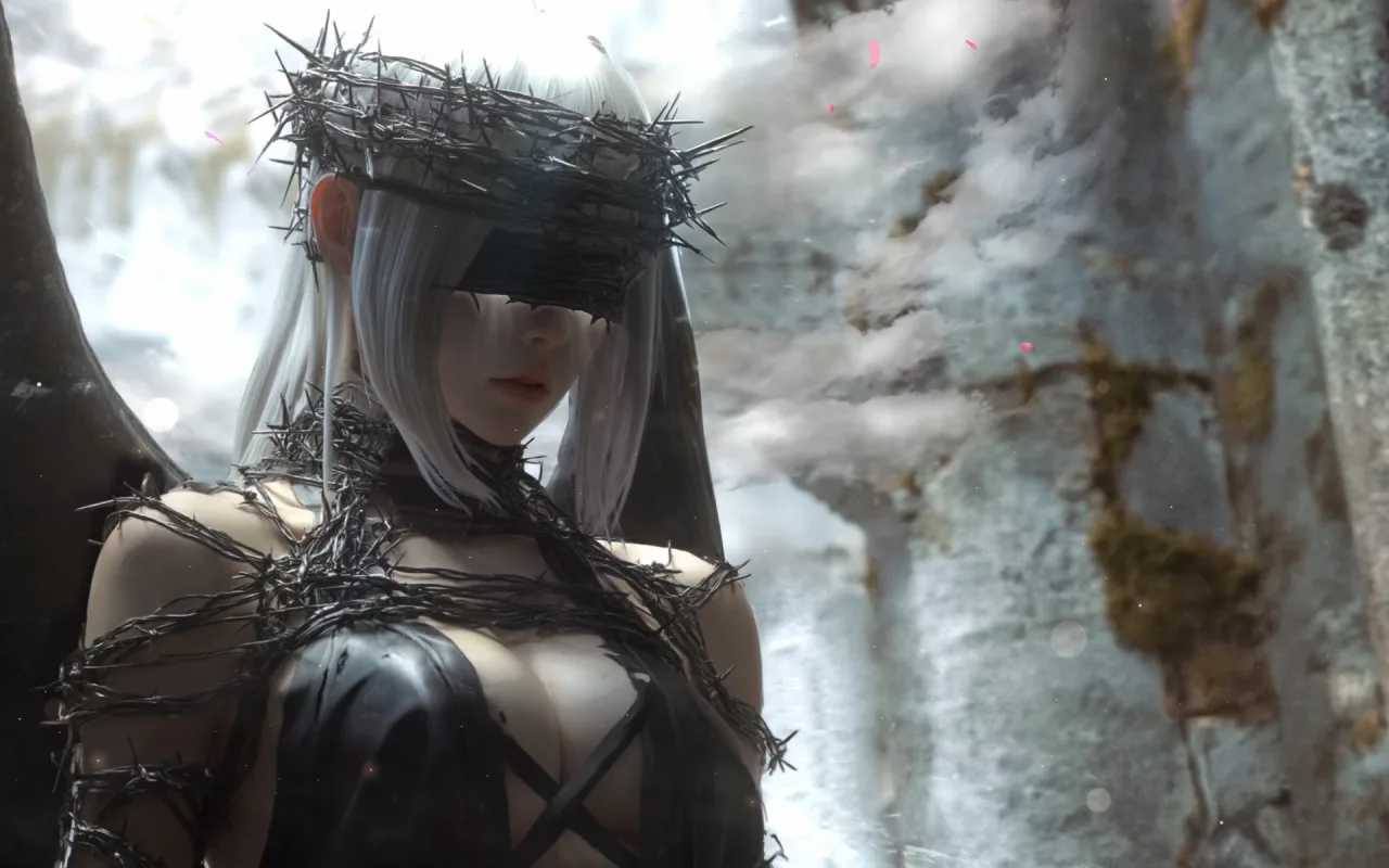 Thornbound Angel live wallpaper preview